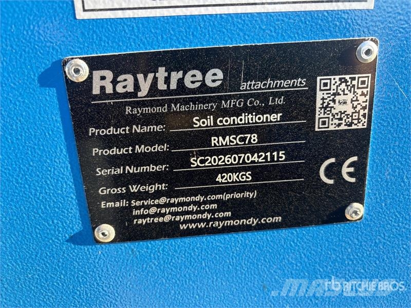 Raytree RMSC78 78 in Skid Steer Power Rake (Unused Rendkészítő