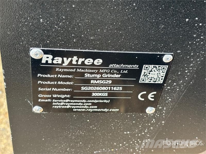 Raytree RMSG29 Skid Steer Stump Grinder (Unused) Power harrows and rototillers