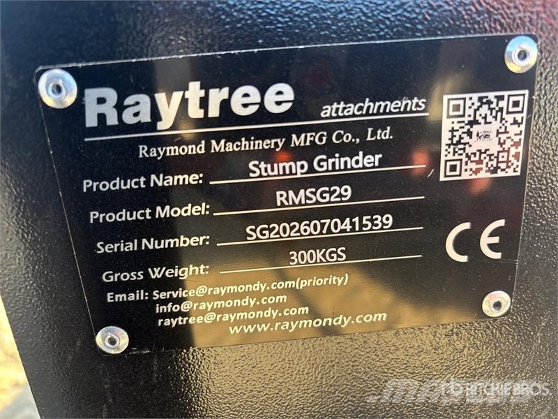 Raytree RMSG29 Skid Steer Stump Grinder (Unused) Elektriske harver / jordfræsere
