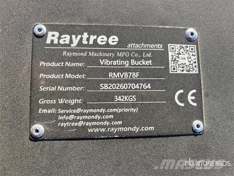  Raytree RMVB78F 70 in Skid Steer Screening Bucket  篩分機