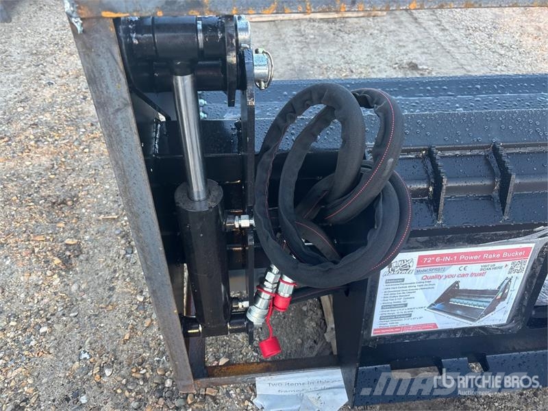 Raytree RPRB72 72 in 6 In 1 Power Rake Bucket (Unu Drugi deli