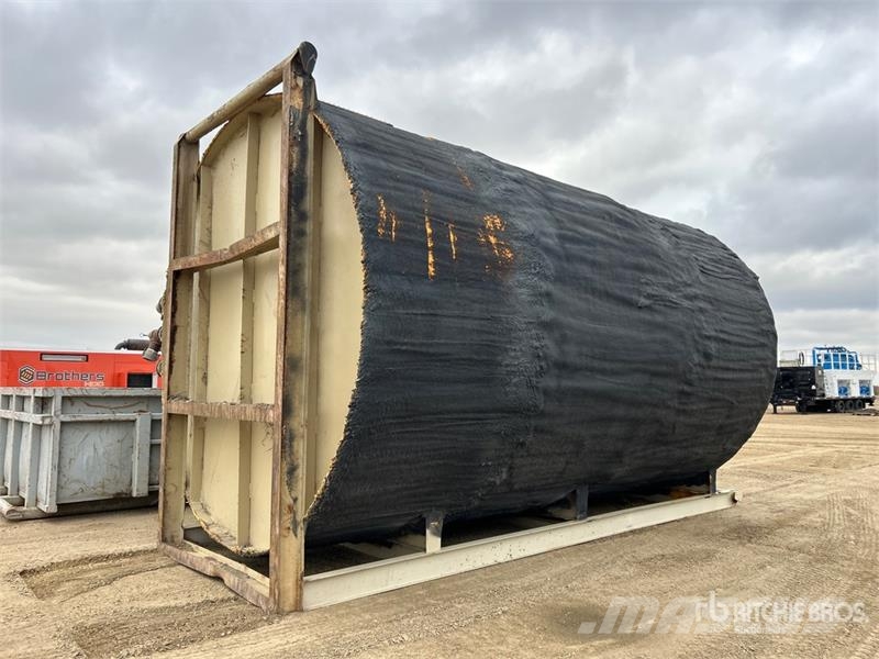 Red River Industries Skid Mounted Steel Tank Degvielas un piedevu tvertnes