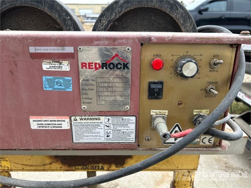 Red Rock LPP1-S-WD 1900 lbs Electric Roller Pipe Stand Equipamentos para Oleodutos