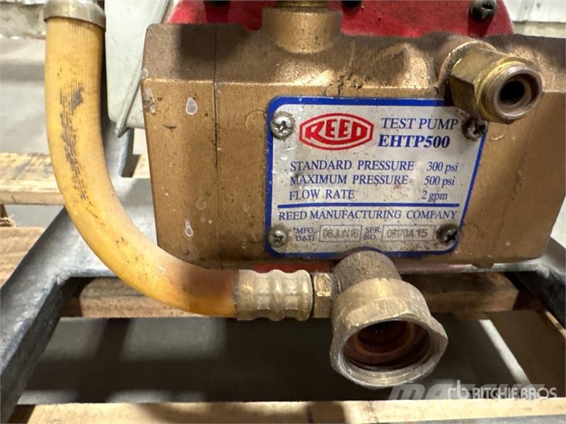 Reed EHTP500 Hydrostatic Test Pump مكونات أخرى