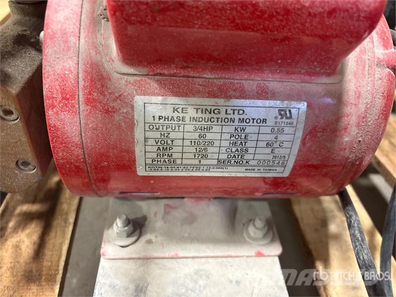 Reed EHTP500 Hydrostatic Test Pump Andre komponenter