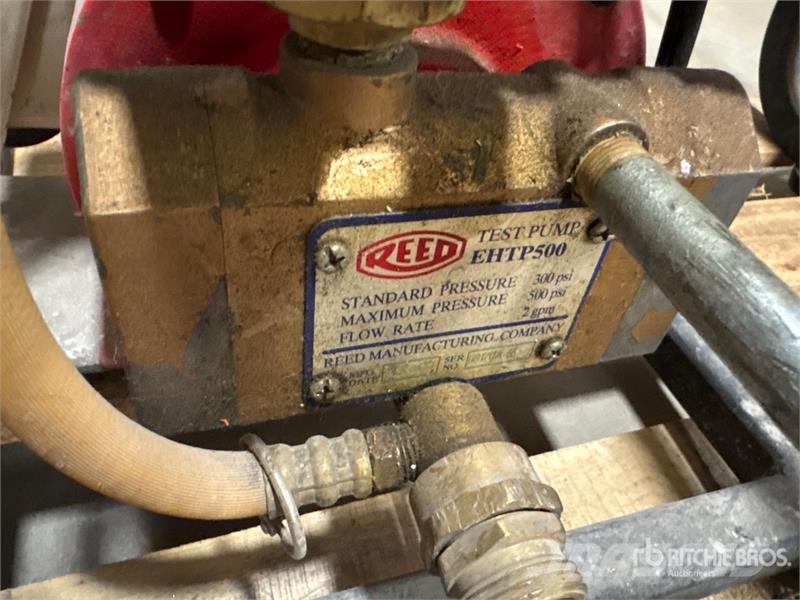 Reed EHTP500 Hydrostatic Test Pump Andre komponenter