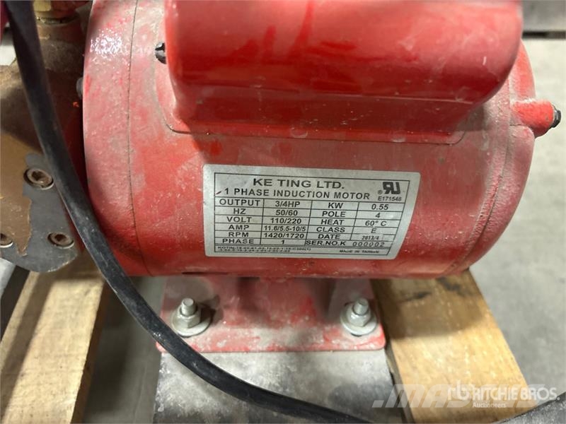 Reed EHTP500 Hydrostatic Test Pump Andre komponenter