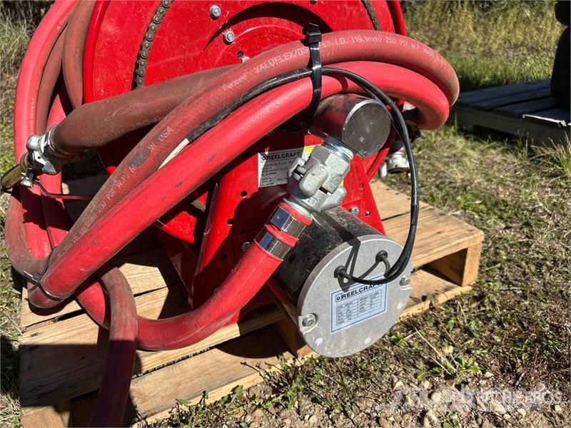ReelCraft Electric Pickup Reel & Air Hose Kiti naudoti statybos komponentai