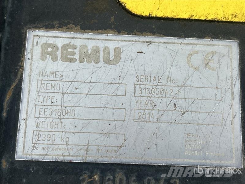Remu EE3160HD 80 in Excavator Screening Bucket دلاء فحص