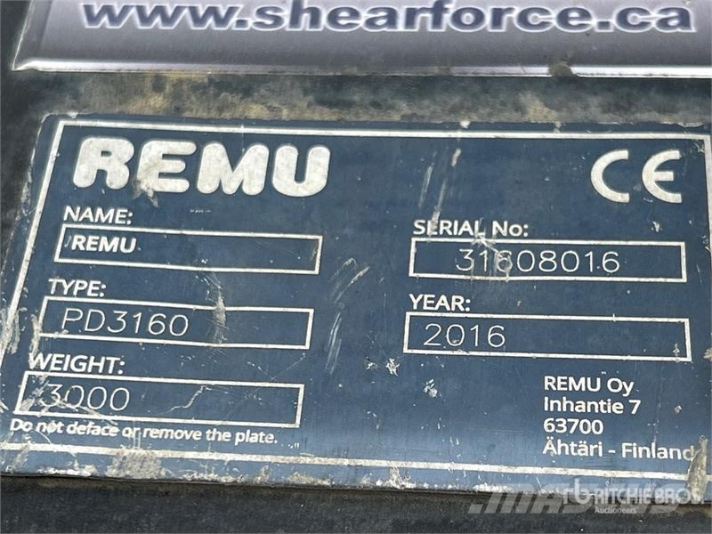 Remu PD3160HD 80 in Excavator Screening Bucket دلاء فحص