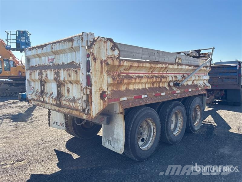 Renn 17 ft Tri/A Drawbar Pup End Dump Trailer Remorque benne