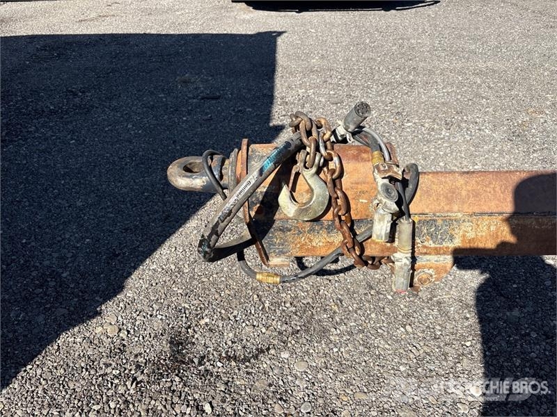 Renn 17 ft Tri/A Drawbar Pup End Dump Trailer Remorque benne