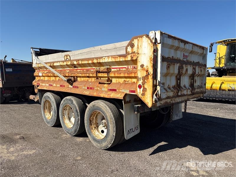 Renn 17 ft Tri/A Drawbar Pup End Dump Trailer Remorque benne