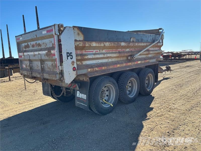 Renn 17 ft Tri/A Pup Dump Trailer Bañera