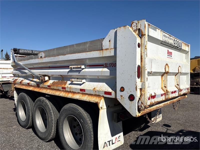 Renn 17 ft Tri/A Pup Dump Trailer Rimorchi ribaltabili