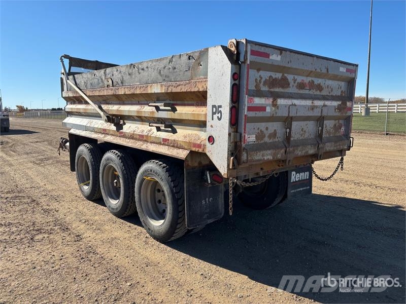 Renn 17 ft Tri/A Pup Dump Trailer Bañera