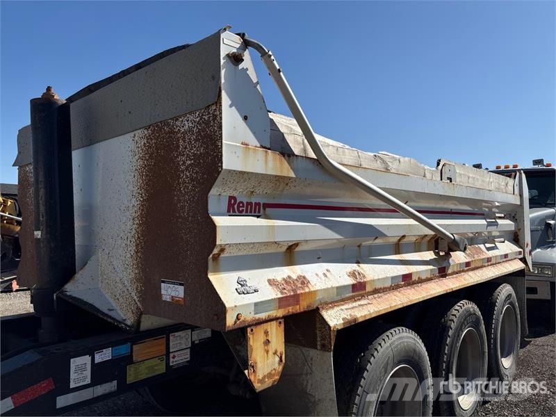 Renn 17 ft Tri/A Pup End Dump Trailer Remorque benne