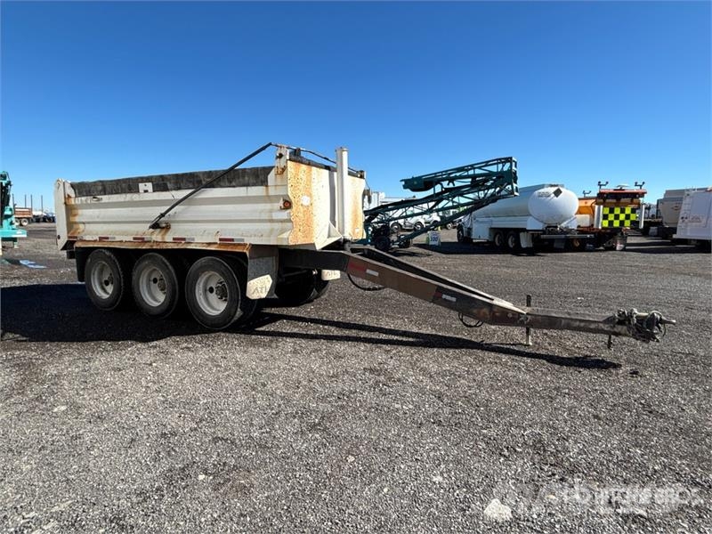 Renn 17 ft Tri/A Pup End Dump Trailer Remorque benne