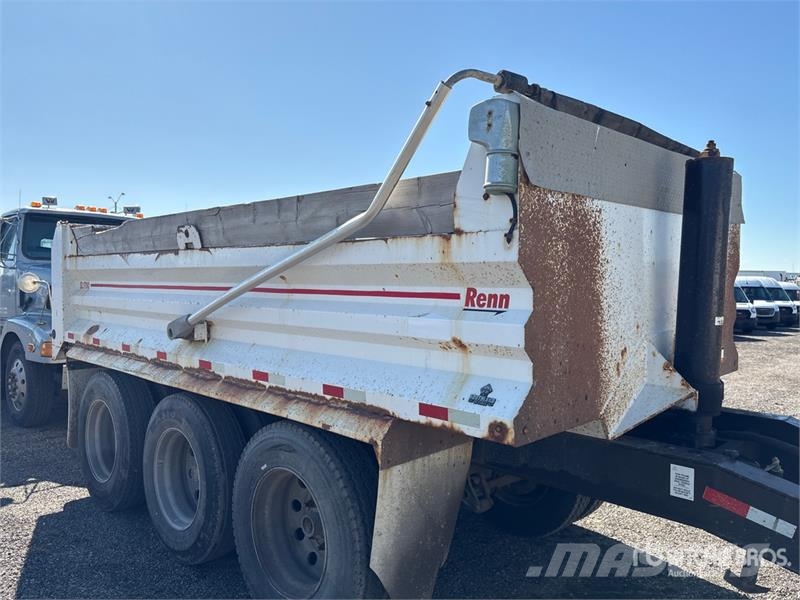 Renn 17 ft Tri/A Pup End Dump Trailer Remorque benne