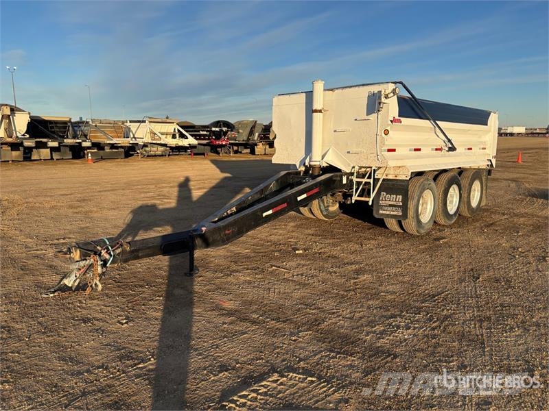 Renn 17 ft Tri/A Pup Pup Dump Trailer Самоскиди