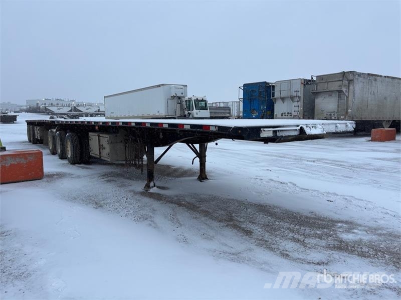 Renn 32 ft Super B-Train Lead Flatbed Trailer مقطوروات مسطحة/مفصلية الجوانب