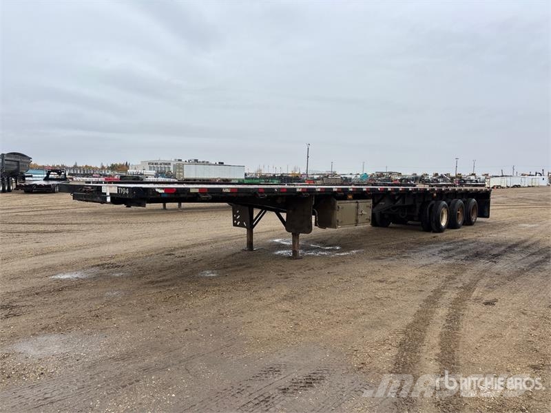 Renn 53 ft Tri/A Flatbed Trailer Pick up/Prelata