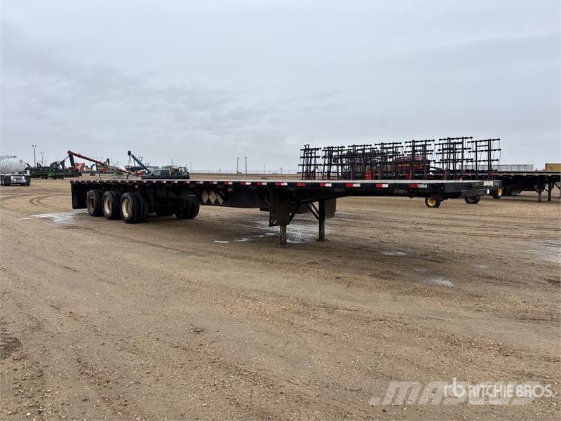 Renn 53 ft Tri/A Flatbed Trailer Pick up/Prelata