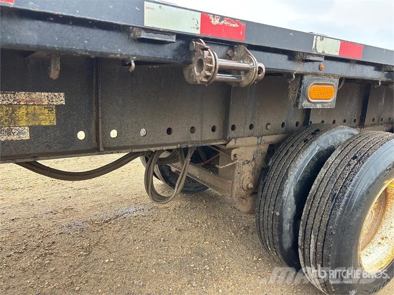Renn 53 ft Tri/A Flatbed Trailer Pick up/Prelata