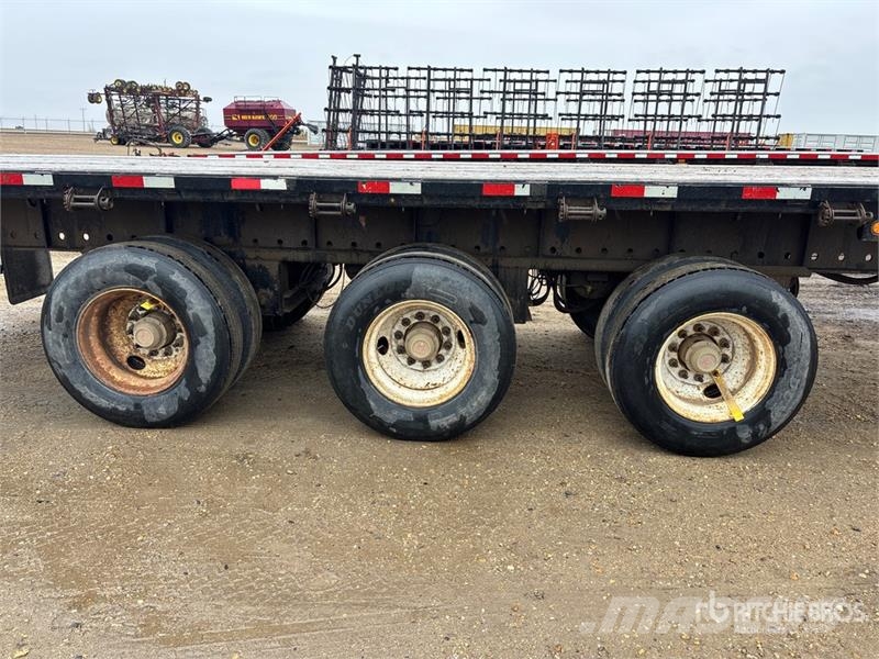 Renn 53 ft Tri/A Flatbed Trailer Pick up/Prelata