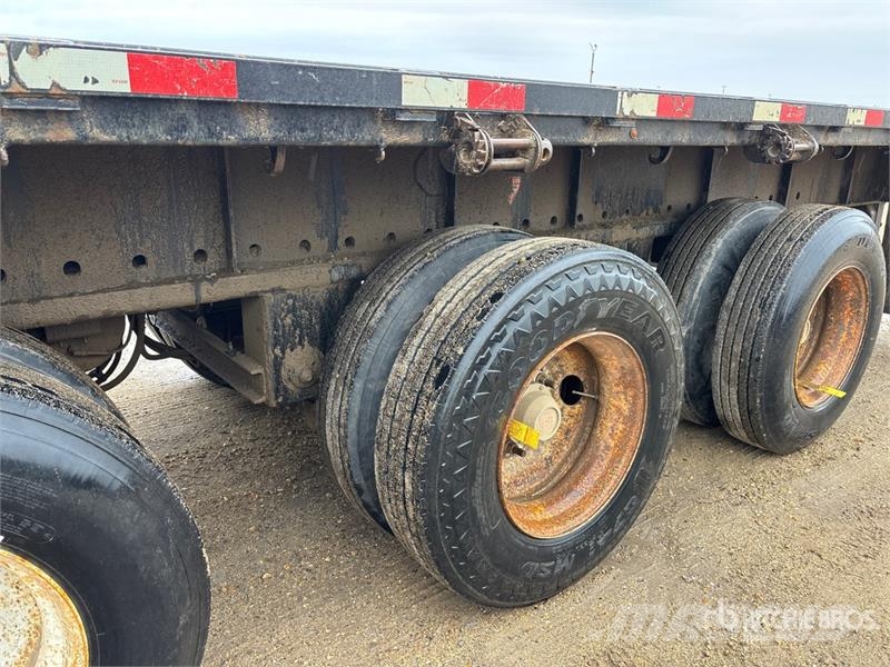 Renn 53 ft Tri/A Flatbed Trailer Pick up/Prelata