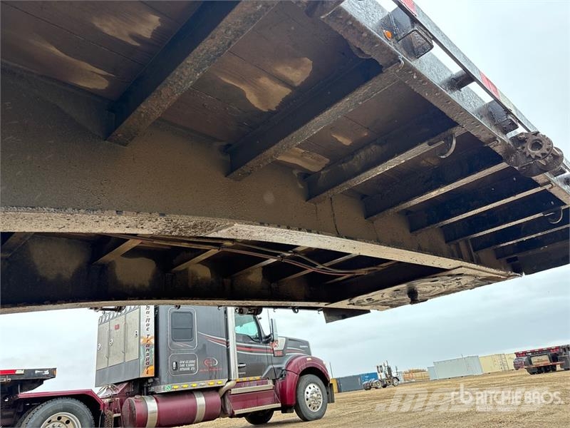 Renn 53 ft Tri/A Flatbed Trailer Pick up/Prelata