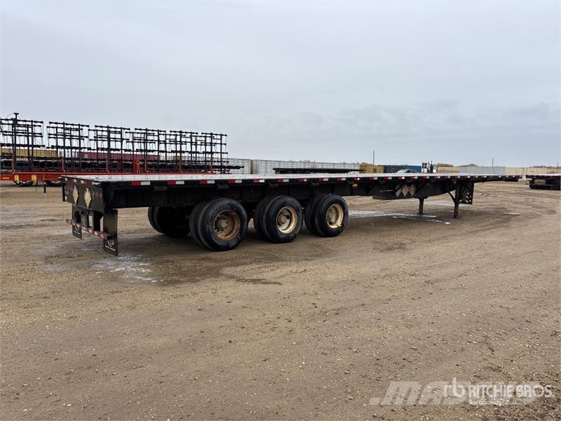 Renn 53 ft Tri/A Flatbed Trailer Pick up/Prelata