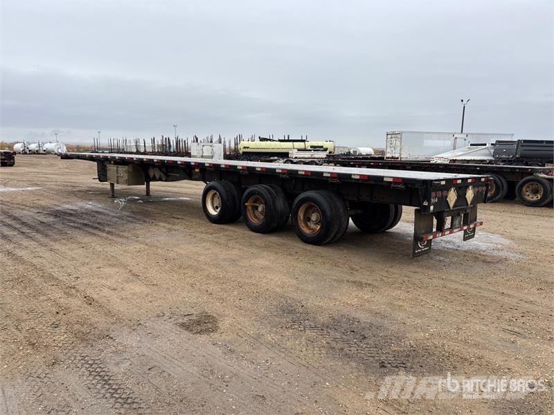 Renn 53 ft Tri/A Flatbed Trailer Pick up/Prelata