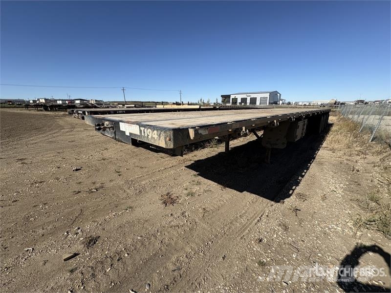 Renn 53 ft Tri/A Flatbed Trailer Vlakke laadvloer