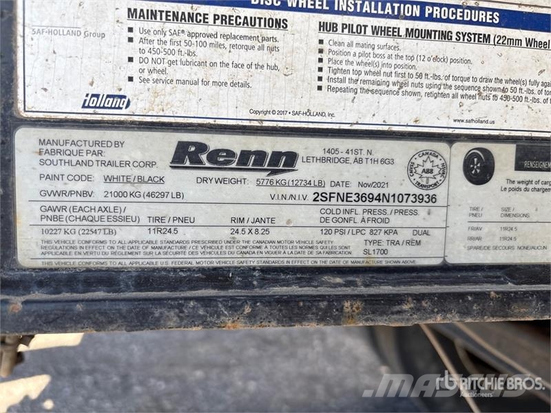Renn SL1700 Anhænger med tip