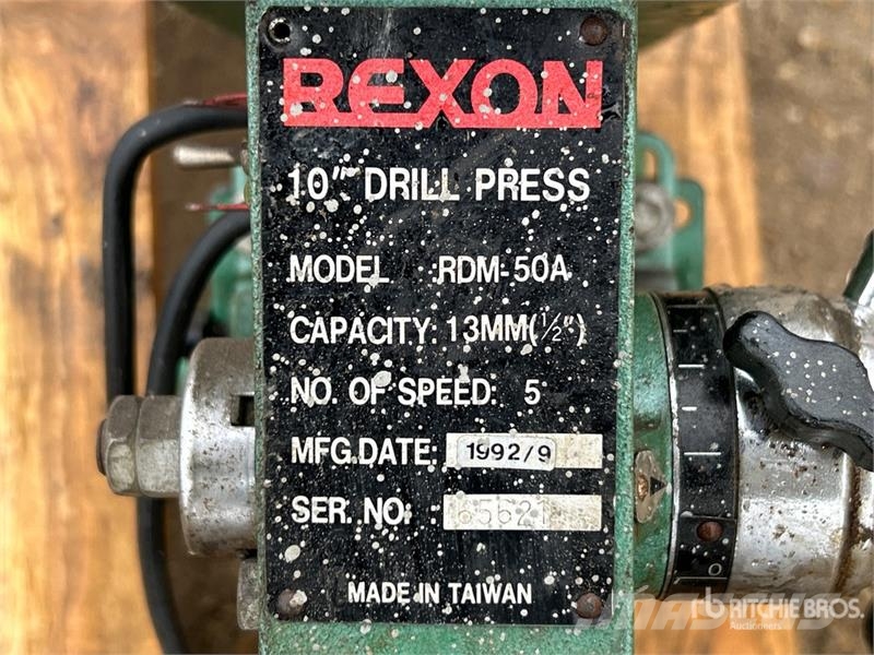  Rexon Drill Press Andre komponenter