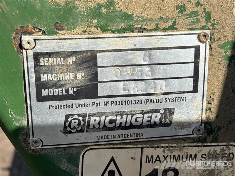 Richiger EA-240 9 ft Grain Extractor 穀物清掃設備