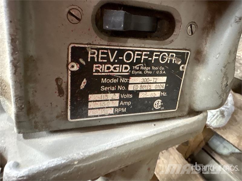 Ridgid 300-T2 Pipeline equipment