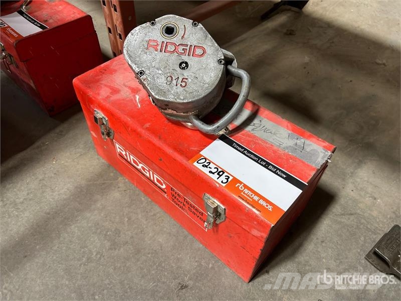  Ridgid 915 Roll Groover Andre komponenter