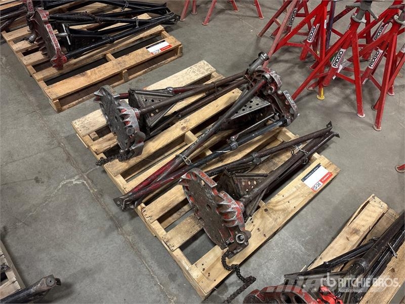 Ridgid of (3) Ridgid Tristands Pipeline Ausrüstung