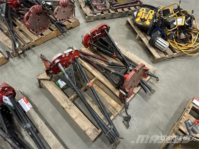 Ridgid of (3) Ridgid Tristands Pipeline Ausrüstung