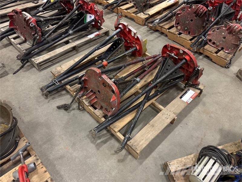 Ridgid of (3) Ridgid Tristands Pipeline Ausrüstung
