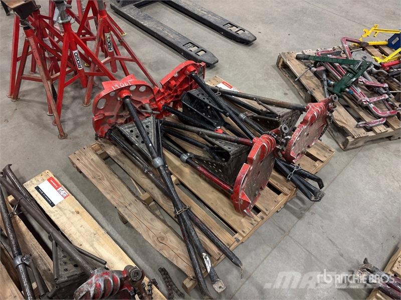  Ridgid of (4) Ridgid Tristands Pipeline Ausrüstung