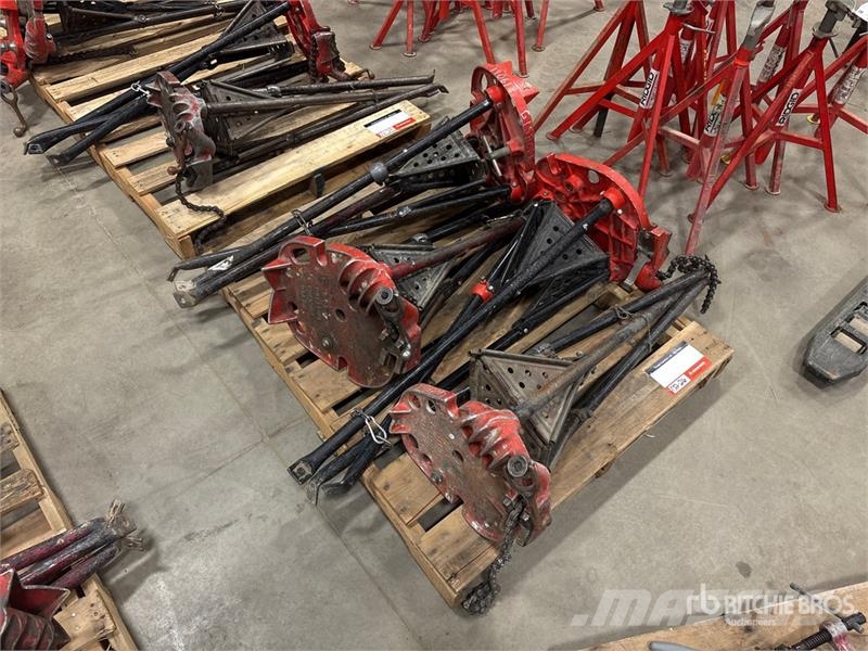  Ridgid of (4) Ridgid Tristands Pipeline Ausrüstung