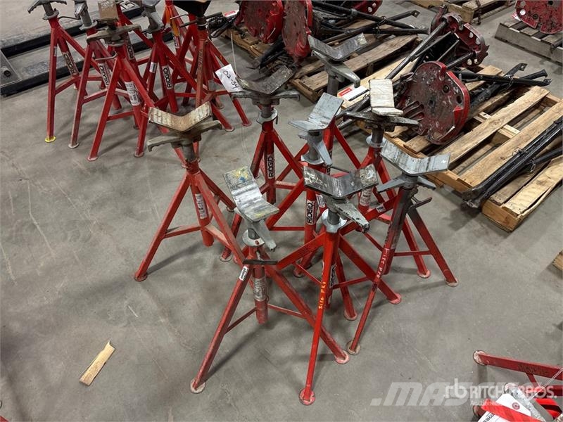  Ridgid of (8) Ridgid Pipe Stand Pipeline Ausrüstung