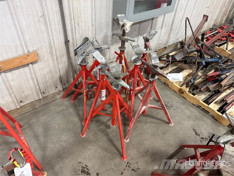  Ridgid of (8) Ridgid Pipe Stand Pipeline Ausrüstung