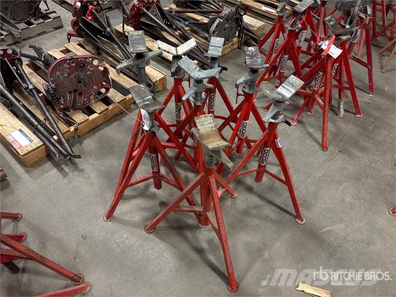  Ridgid of (8) Ridgid Pipe Stand Pipeline Ausrüstung