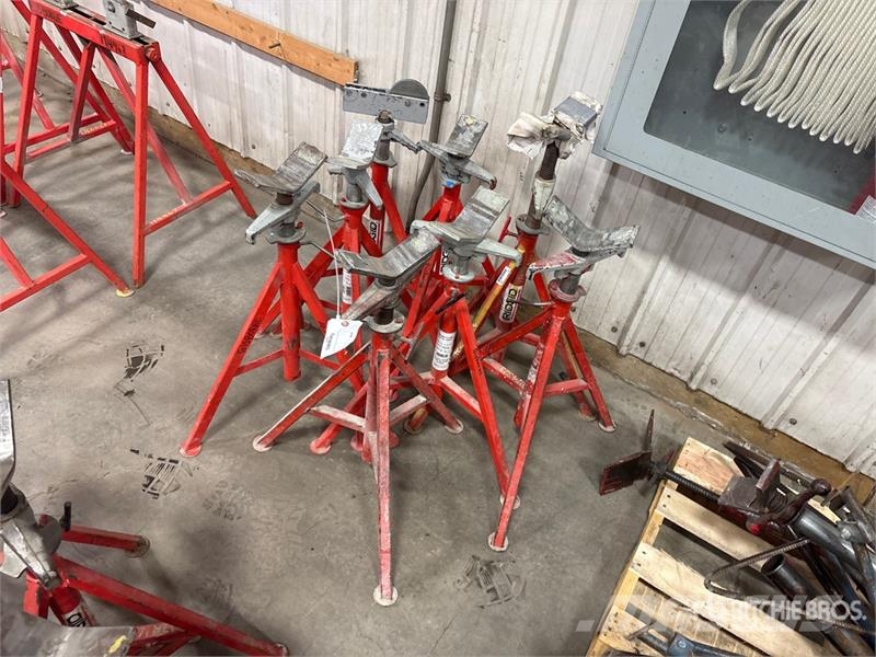  Ridgid of (8) Ridgid Pipe Stand Pipeline Ausrüstung