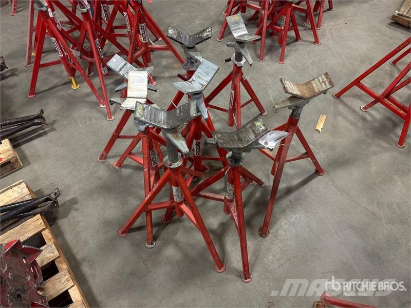  Ridgid of (8) Ridgid Pipe Stand Pipeline Ausrüstung