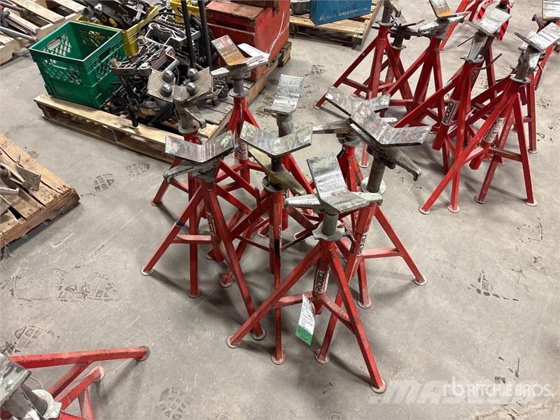 Ridgid of (8) Ridgid Pipe Stand Oprema za cevovod